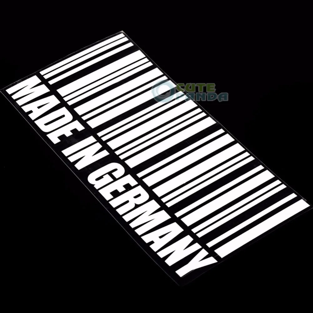 СДЕЛАНО В ГЕРМАНИИ ШТРИХ КОДА Автомобиля/Ван/Книжки JDM DUB VAG VW DRIFT Этикеты Винила