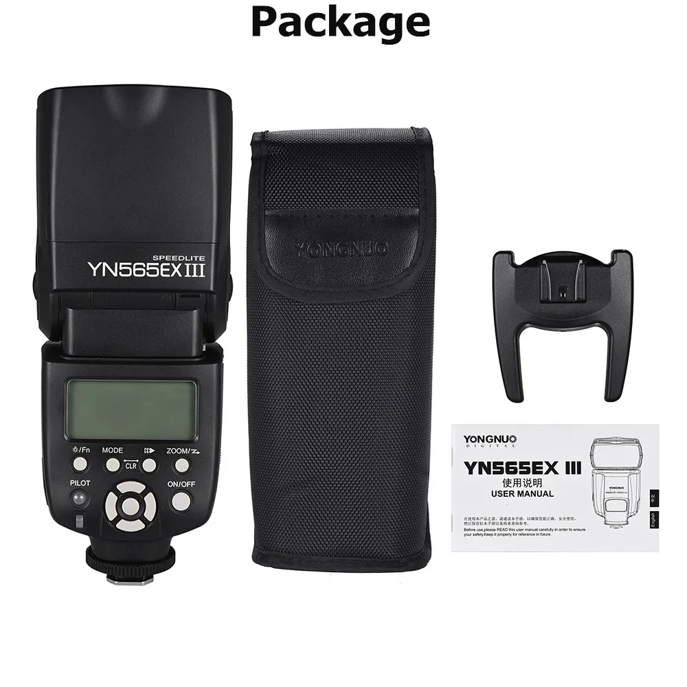 Беспроводная вспышка Yongnuo YN-565EX III для Canon Вспышка Speedlite Nikon D60 D7000 D5100 D3200 D3000 D3100 D90 D80
