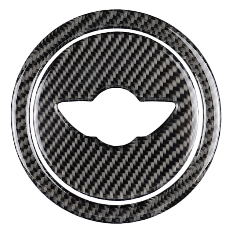 Carbon Fiber Steering Wheel Stickers Cover Trim For Mini Cooper Clubman R55 R56 Countryman R60 Paceman R61 Accessories | Автомобили и