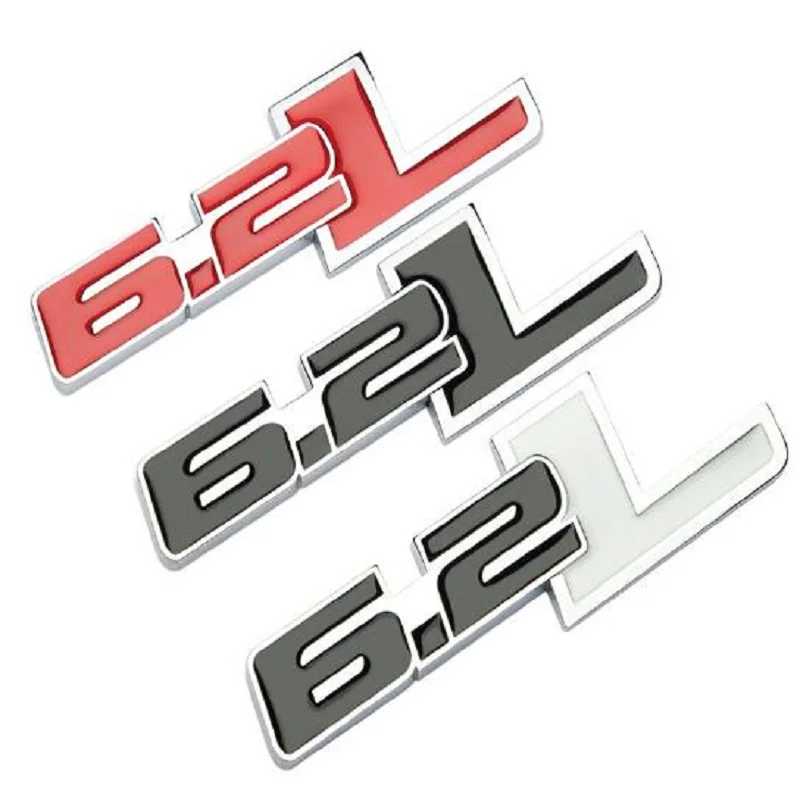 6.2L Металлическая Эмблема багажника крыло значок Подходит для Ford F150 Raptor Chevy