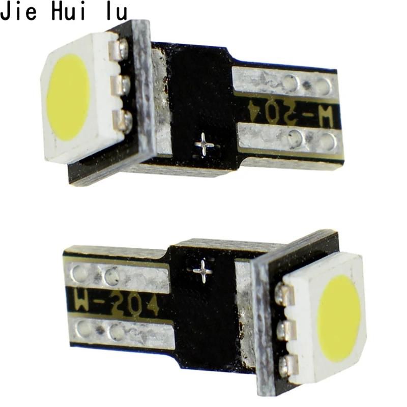 10 шт. T5 5050 1 smd Светодиодная приборная подсветка приборной панели автомобиля Авто