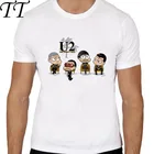 U2 Футболка мужская футболка с аниме, мужские топы, Мужская футболка, топ, футболка, одежда TMM954