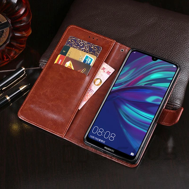Чехол-Кошелек для Huawei Y7 Prime Y6 2019 Pro DUB-LX1 MRD-LX1F чехол-книжка телефона Honor 8A JAT-LX1 JAT-LX4