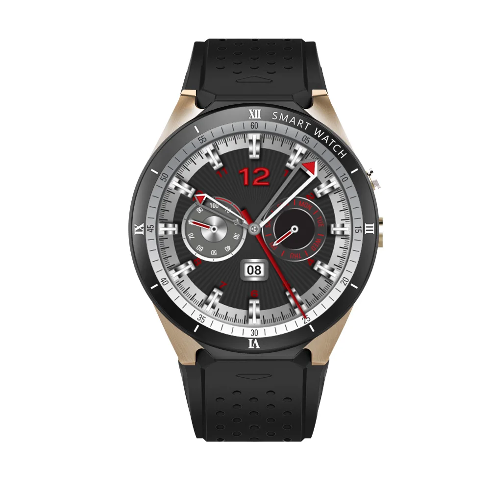 Смарт-часы KingWear KW88 Pro Android 7,0, 1 ГБ, 16 ГБ, 1,39 дюймов, четырехъядерный процессор, наручные часы, мужские часы с поддержкой Google store, голосовые gps карты