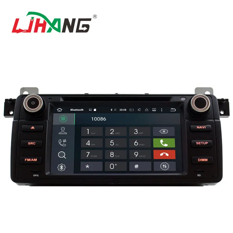 LJHANG 1 DIN Android 6 0 Автомобильный DVD для BMW E46 M3 MG ZT Rover 75 320 318 325 GPS навигация Мультимедиа