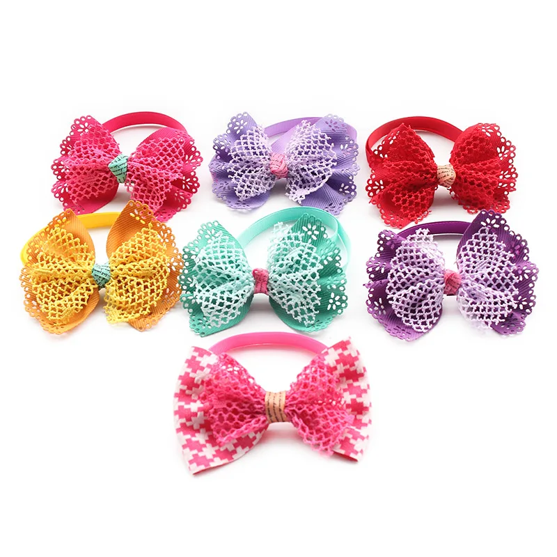 

Armi store Handmade Mesh Cloth Dog Tie Bows Ties For Dogs 6031067 Pet Collar Bow Wholesale