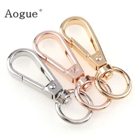 3pcslot 50x18mmmetal key chain holder swivel trigger lobster clasp snap hook key chains for jewelry fit women men key chain