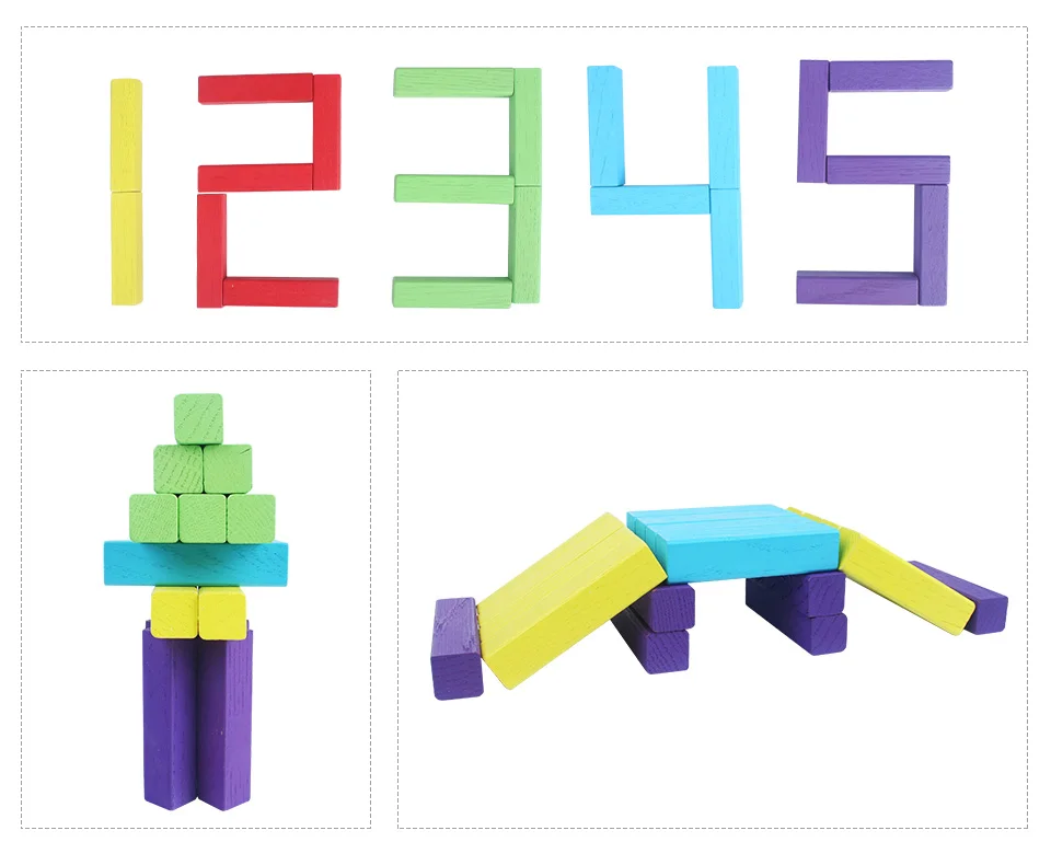 MITOYS 60 шт. красочные деревянные блоки башня блоки игрушка домино укладчик семейная настольная игра/вечерние забавные строительные блоки