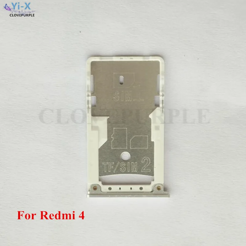 

10 шт./лот для Xiaomi Redmi 4 Micro sim-карты лоток держатель Micro SD карты адаптер держателя слота