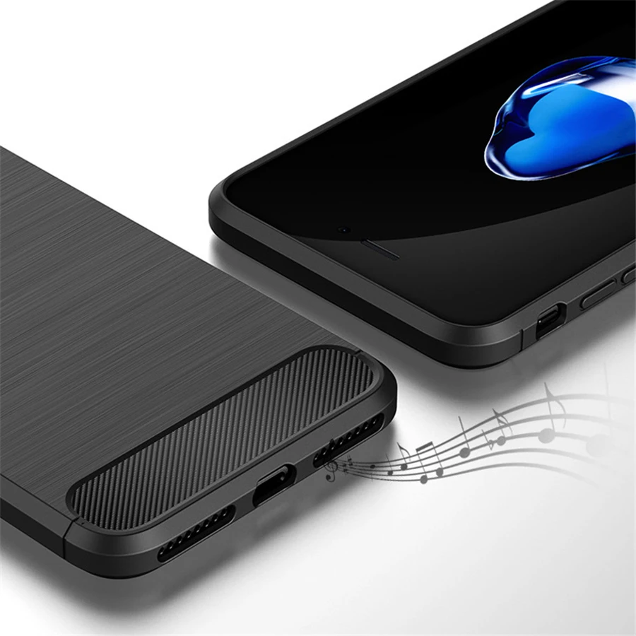 New Soft TPU Carbon Fiber Phone Case For iPhone X 8 7 Plus 6 6s 5 5s SE XS MAX XR 11 Pro Max Luxury Armor Silicone Shockproof |
