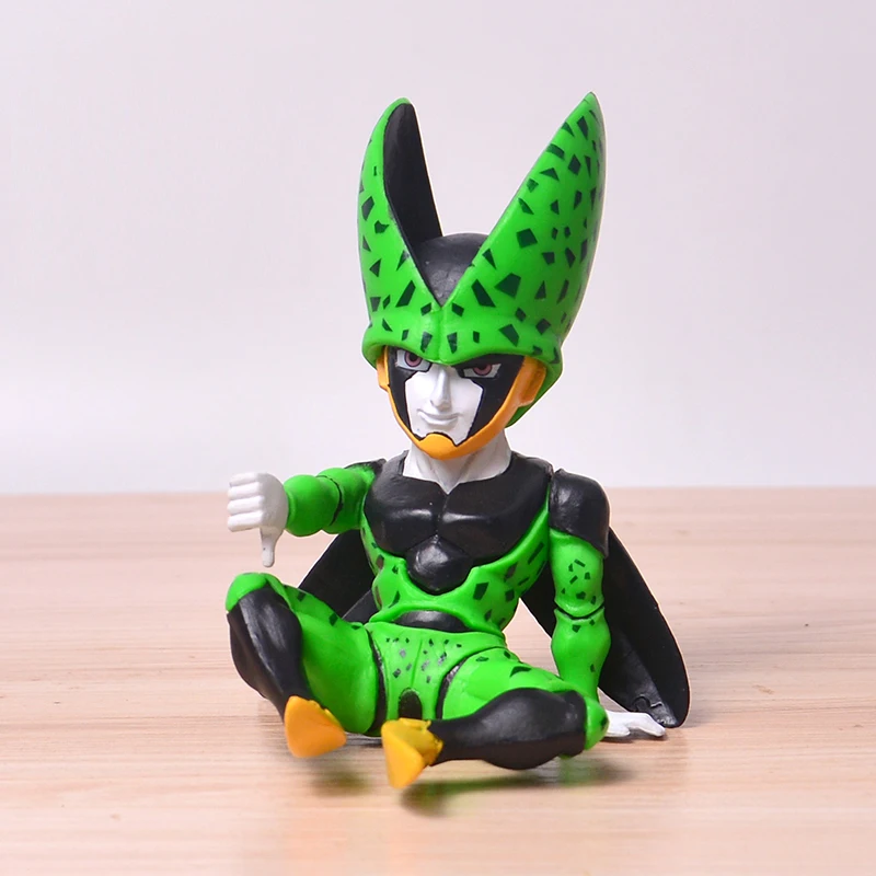 Vogue Comic Anime Dragon Ball Funny Series Bad Boy Cell Thumbs Down Figure Mocel Toys Surprise Gift 4pcs | Игрушки и хобби