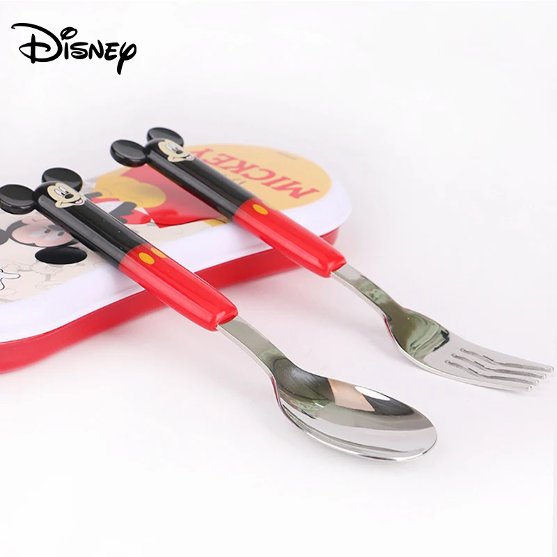 Набор детской посуды Disney Minnie из нержавеющей стали 304 Бытовая вилка ложка