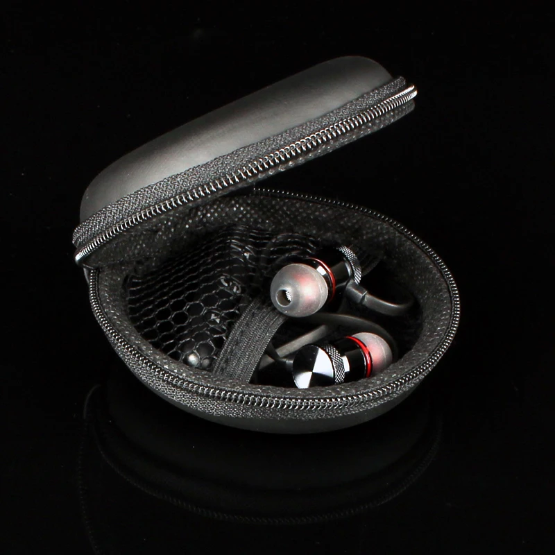 Переносной чехол для наушников мини-волоконная коробка хранения на молнии