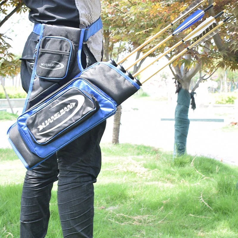 Охотничья сумка с регулируемым ремнем 4 трубки колчан для стрельбы из лука