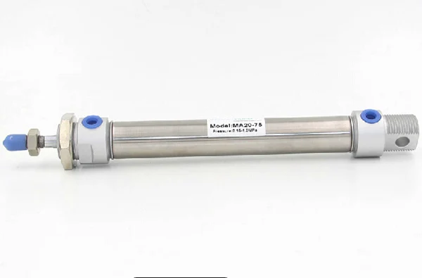 High quality double acting pneumatic small cylinders stainless steel 20mm bore 35mm stroke MA20-35 mini air cylinder | Обустройство