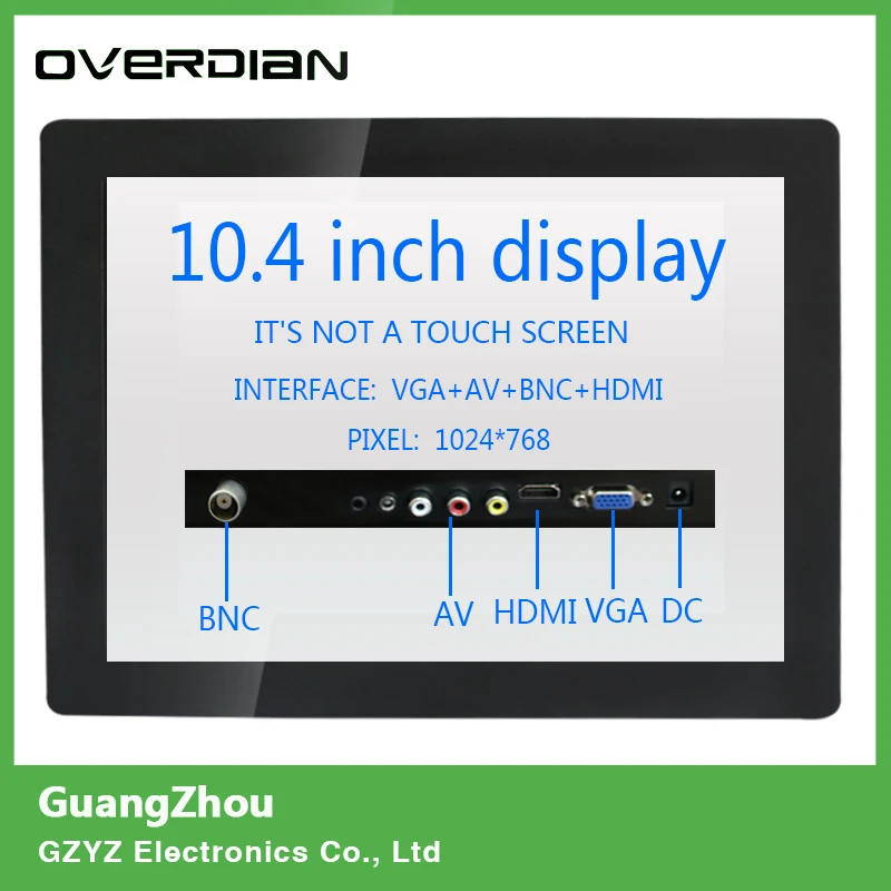10 4/10 &quotVGA/HDMI/BNC/AV интерфейс не сенсорный промышленный контроль ЖК-монитор/дисплей