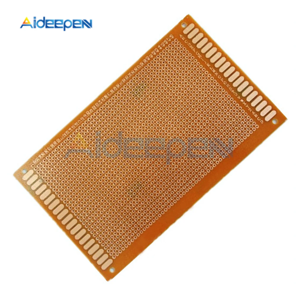 2Pcs Universal PCB Board 9 x 15 cm 2.54mm DIY Prototype Paper Printed Circuit Panel Electronic Breadboard Copper Plate | Инструменты