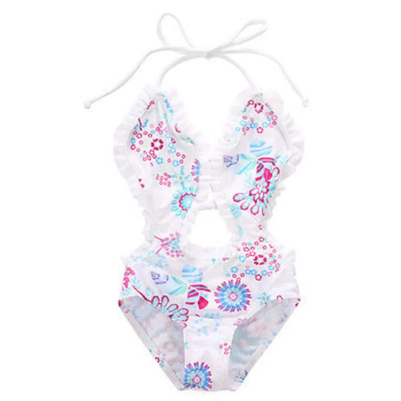 Купальник до бикини купальники с цветами для детей девочек одежда плавания
