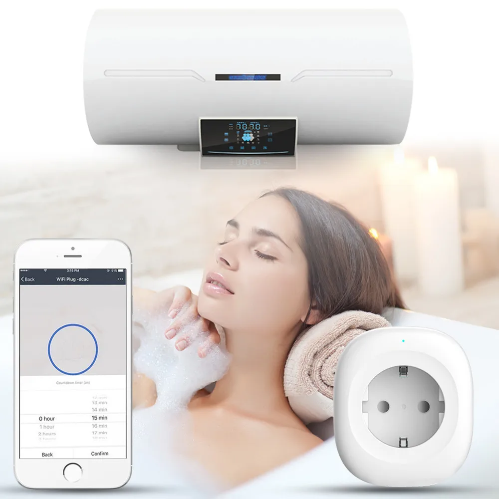 Смарт-розетка Беспроводная с таймером и поддержкой Wi-Fi | Электроника
