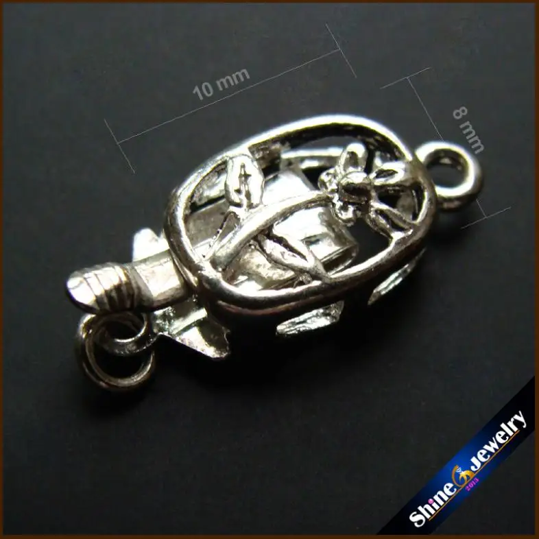 8mm Metal Vintage Plum Flower Clasps &amp Hooks for Necklace New Arrival Jewelry Findings Making Materials Diy Accessories Beads | Украшения