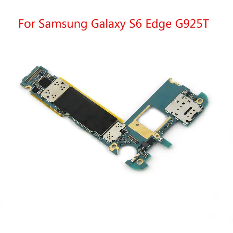 Американская версия логические платы, 32 ГБ для Samsung Galaxy S6 Edge G925T материнская плата, разблокирован для Galaxy S6 G925T материнская плата