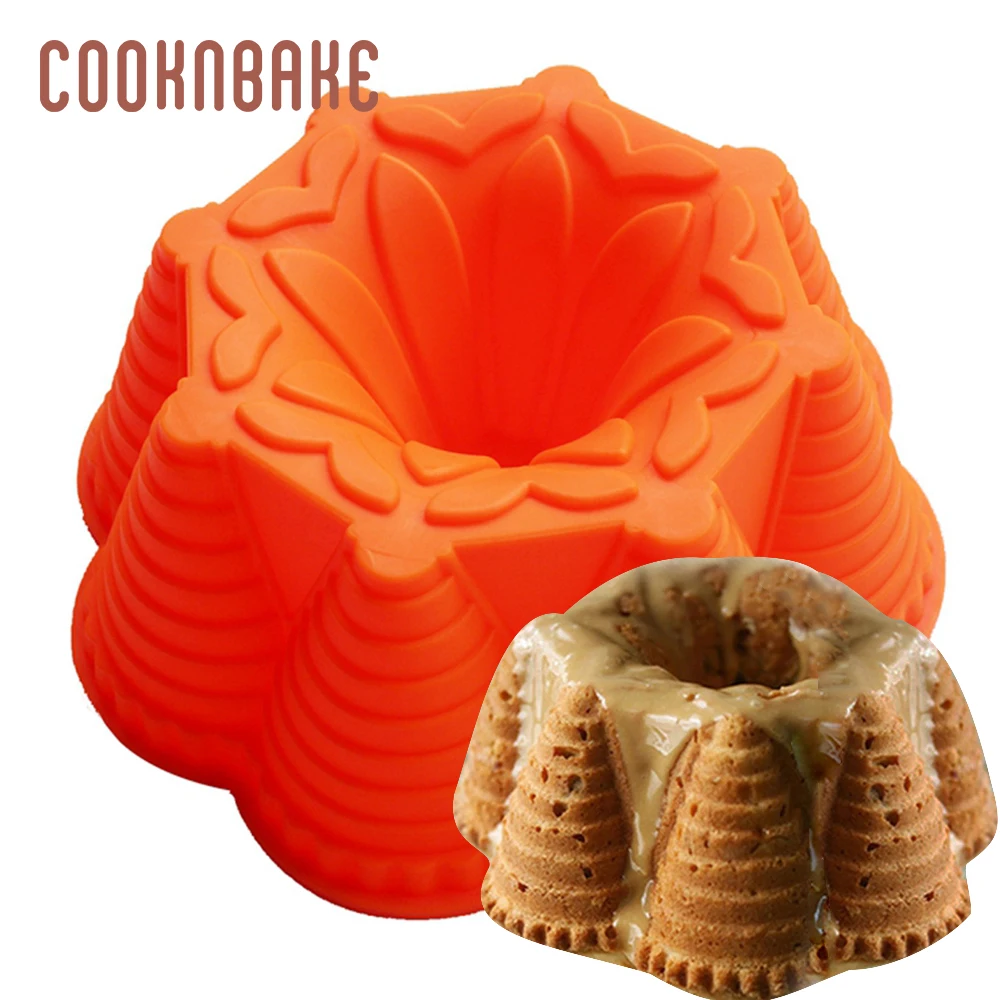 SCM-003-2 COOKNBAKE силиконовые формы для торта, большая форма для выпечки, форма для выпечки, форма для украшения торта, 3d хлебная выпечка, инструменты ручной работы - Цвет: SCM-003-2