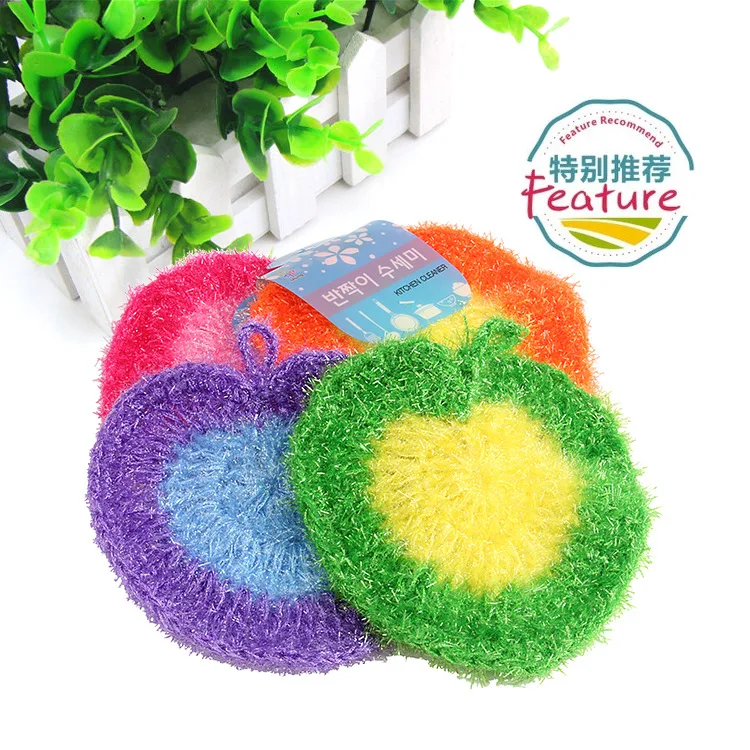 4 шт./лот Корейская салфетка для мытья посуды акриловое полотенце Волшебная кухни