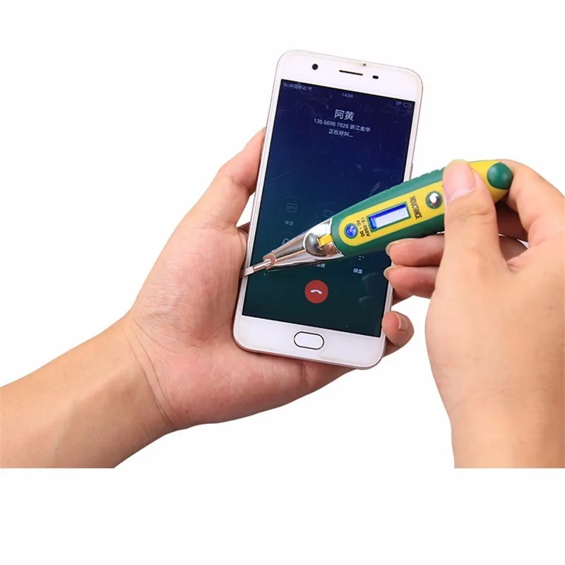 1 шт. светодиодная бесконтактная ручка для обнаружения линии постоянного тока