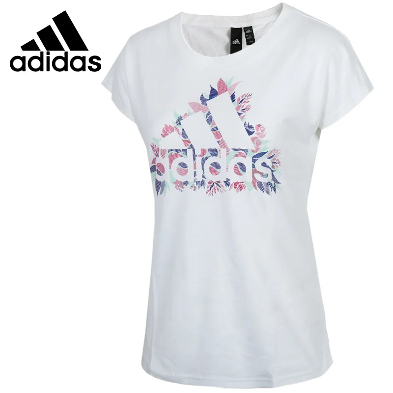 Оригинальный Новое поступление 2018 Adidas ISC SS T Цветок женские футболки с коротким