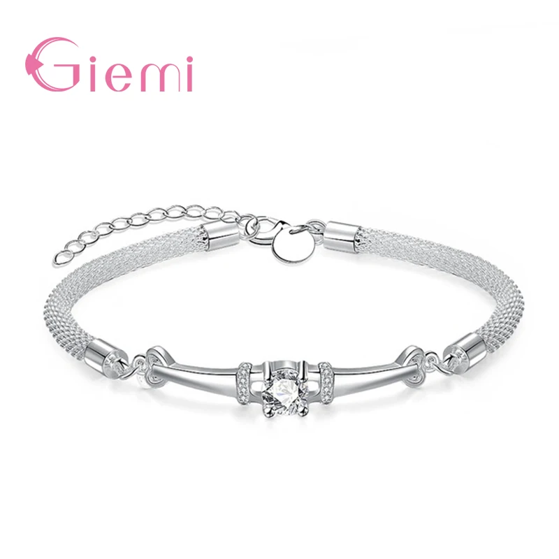 Женский браслет из серебра 925 пробы с австрийским фианитом | Украшения и