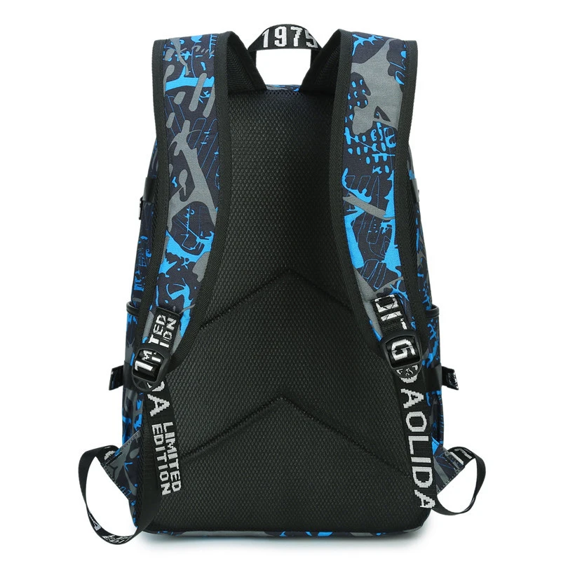 2019 New Fashion Men's Backpack Nylon Double Shoulder Boy Girls Travel School Bag Large Capacity Bags Fits for 15.6 Inch Laptop | Багаж и