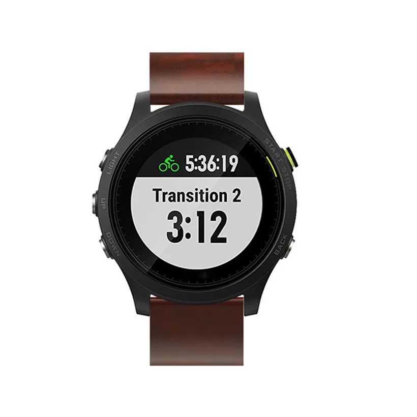 Роскошный кожаный ремешок сменный ремешок для часов Garmin Forerunner 935 Прямая поставка 0810