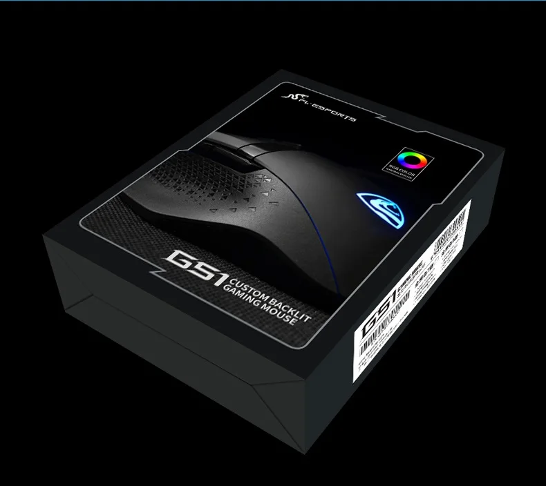 FL Киберспорт G51 USB проводной конкурентные игровая Мышь программирования макросов