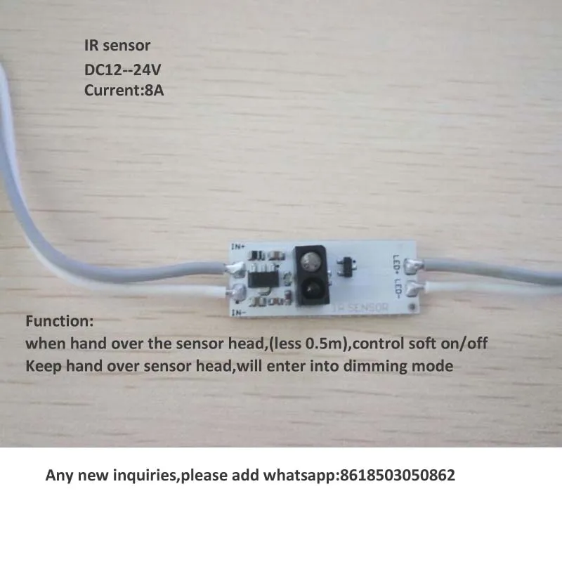 

20pcs/lot IR Sensor dimmer for LED aluminum profile