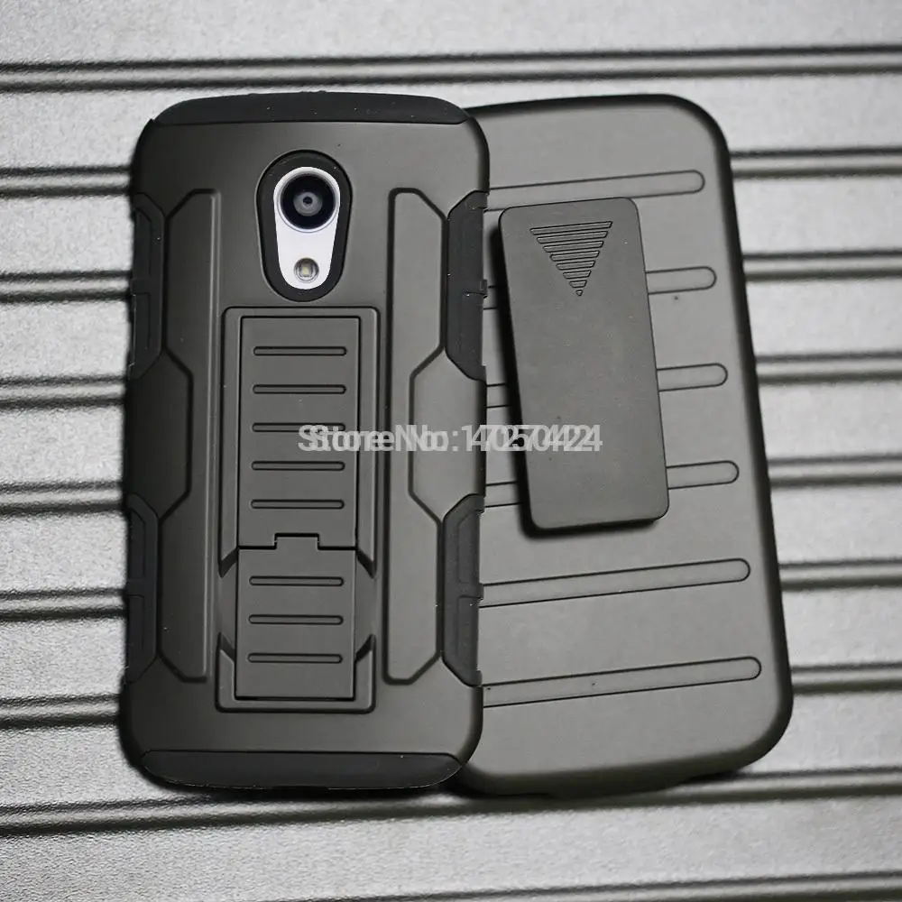 Защитный противоударный чехол + кобура с зажимом для ремня Motorola Moto G2 G 2nd Gen XT1068 |