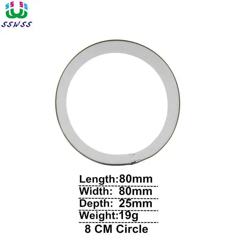 8 см круглые формы для выпечки тортов печенья бисквитов искусственные