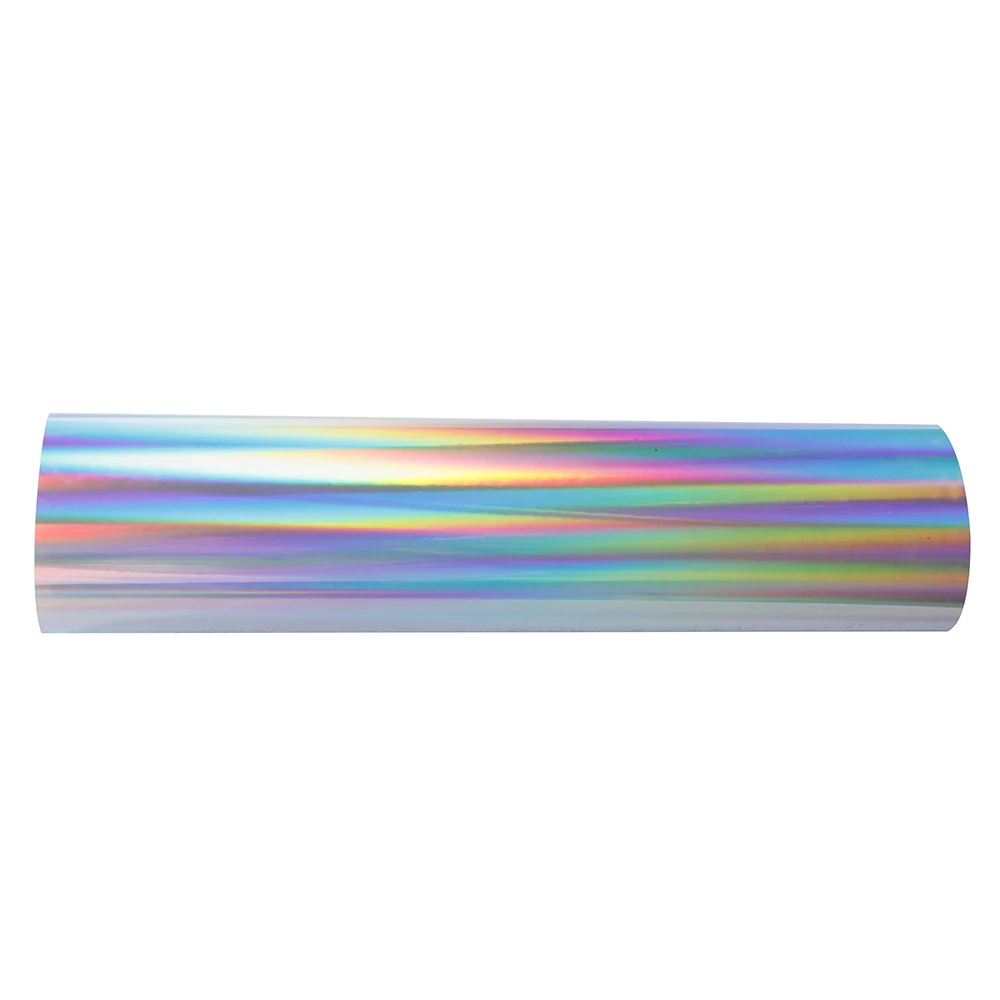 

HOHOFILM 50cmx1000cm Laser Holographic HTV Heat Transfer Vinyl PU Iron on Film T-shirt Vinyl Heat press DIY PU Vinyl roll