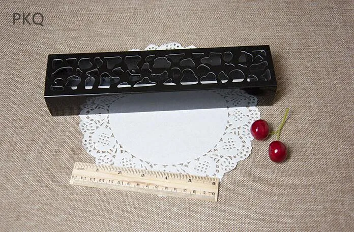 10 шт. 25 5x5 8x3 8 см 4 цвета полый картонная упаковка коробка длинная секция Макарон