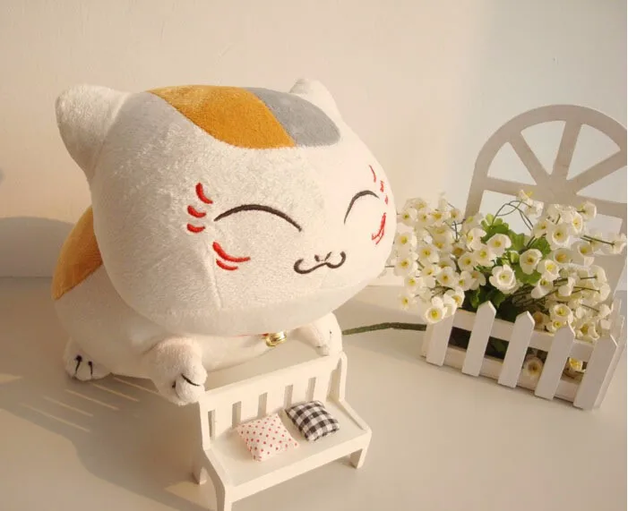 8 дюймов 20 см Нацумэ Yuujinchou Nyanko Sensei плюшевая кошка Мадара Yokai Аниме кукла игрушка |