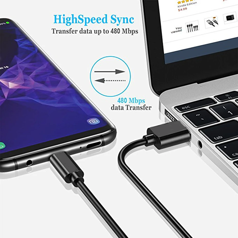 Зарядный кабель Usb Type-C 0 25 м 5 1 2 3 для Huawei P30 Pro Xiaomi Redmi Note 8 Typec Kabel | Мобильные телефоны