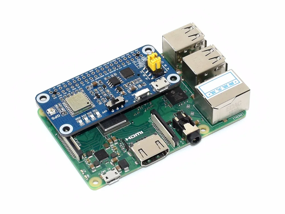 L76X GPS шляпа поддерживает мульти ГНСС системы A Raspberry Pi GNSS быстрого