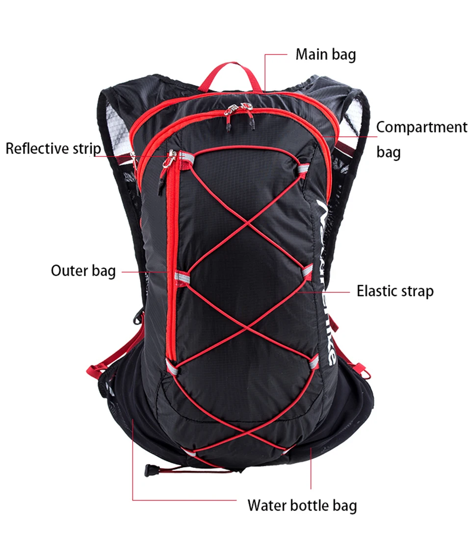 Naturehike открытый 20L водонепроницаемый гидратационный рюкзак Сверхлегкий спортивный пакет Softback сумки для пешего туризма бега велоспорта альпинизма