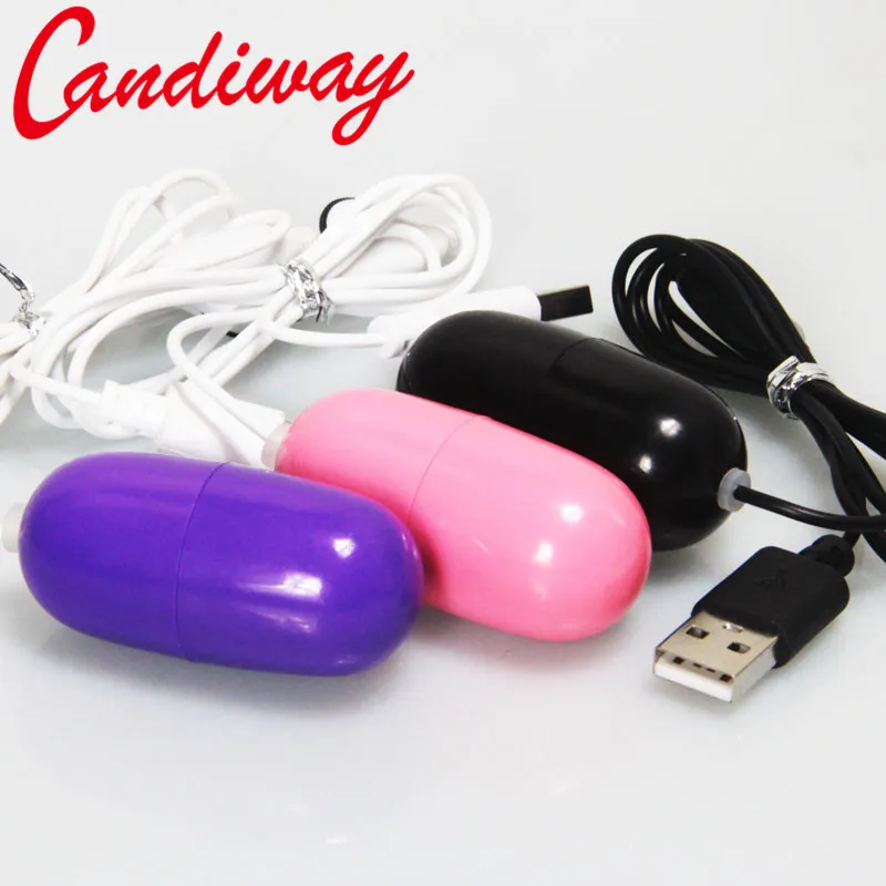 Вибратор для клитора и точки G с USB вибрация пули Вибрирующая Анальная пробка