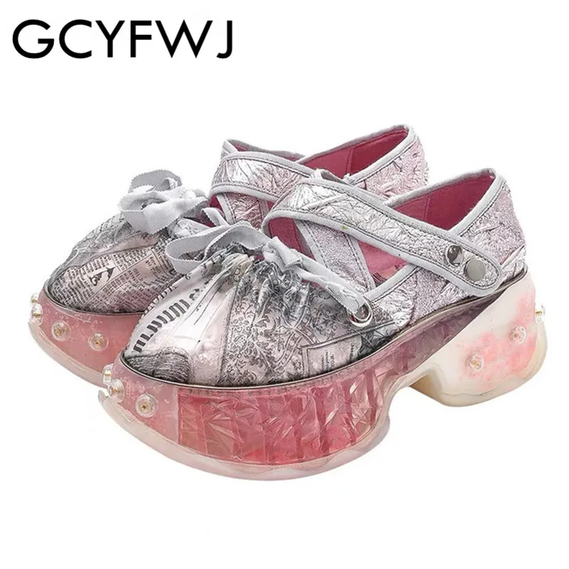 GCYFWJ/2019 г. новая обувь Женская Весенняя модная на плоской подошве с бантом шнурках