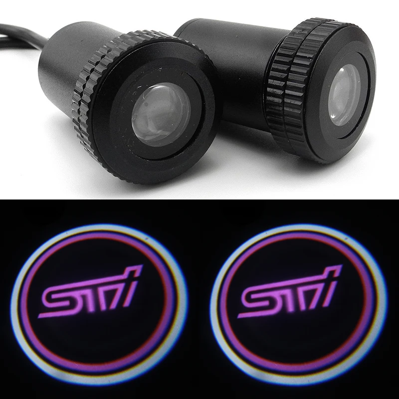AEING 2 шт. STI Ghost Shadow логотип Добро пожаловать автомобильная светодиодная подсветка двери лазер любезно слайд проектор логотип эмблема светильник для Subaru