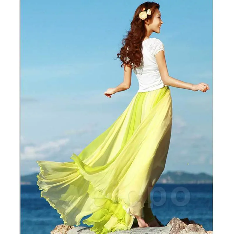 2021 модные женские юбки Новые летние пляжные богемные длинные для женщин