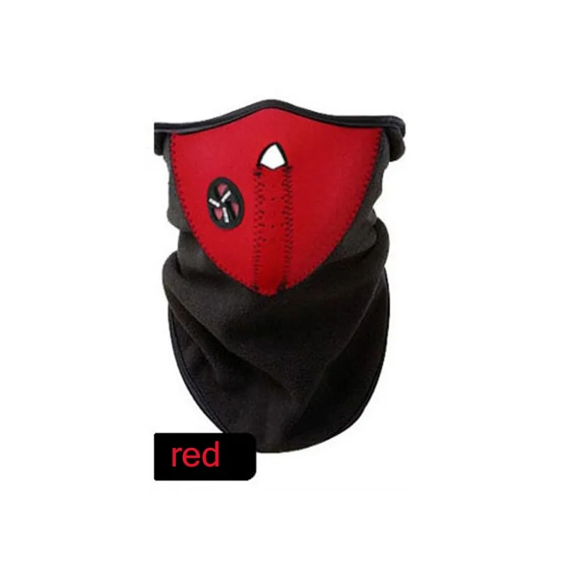 Красный Skull Ghost Mask Halloween Party Scary Horror Black Outdoor Bicycle Cycling Masks Ski Face Mask Cap Neck Ghost Scarf - Цвет: Красный