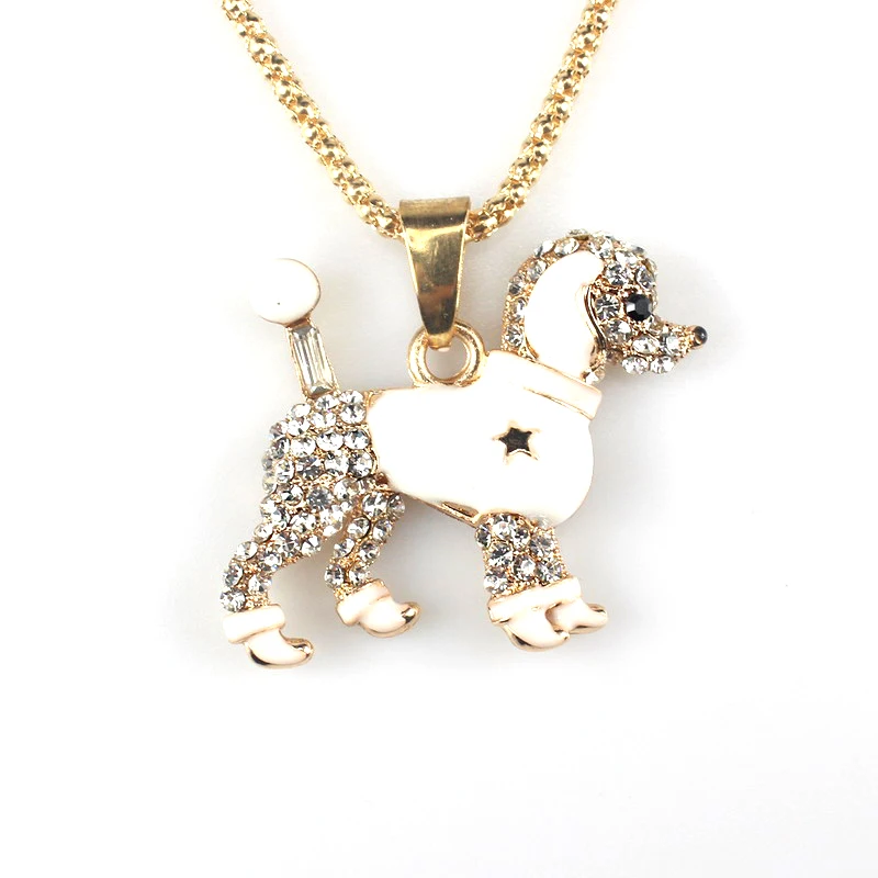 Очарование винтажное женское животное Черный Белый Кристалл Циркон горный