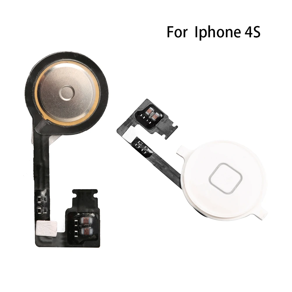 Для IPhone 4S Новая домашняя кнопка в сборе гибкий кабель сенсор лента|Шлейфы для