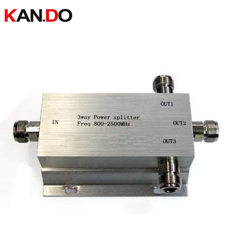 

Telecom Alloter 3-Way Power Splitter (800~2500MHz) Mobile Phone Signal Divider Frequency Radio Splitting Device
